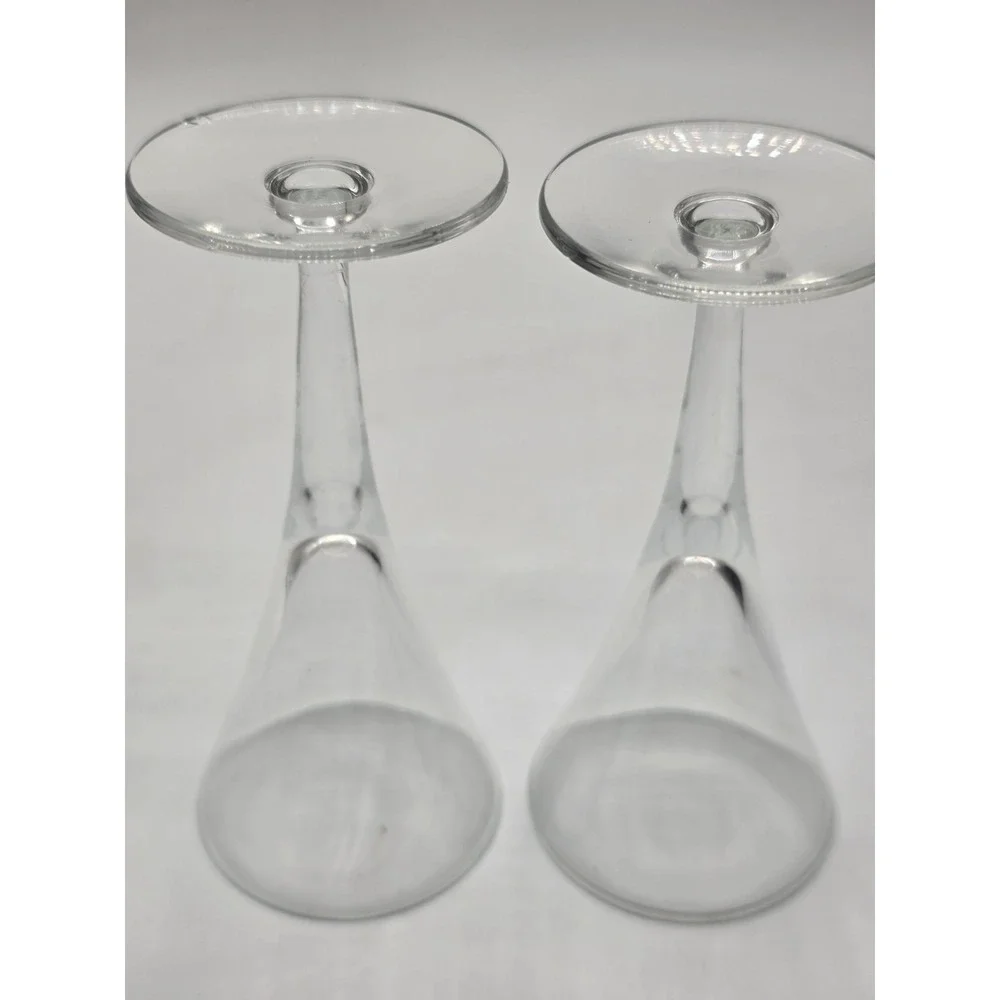 Minature Glass Vintage Set of 2 4.5